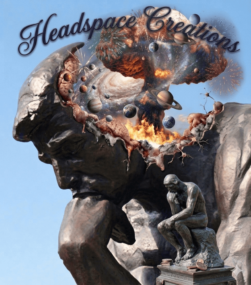 HeadSpace Creations - Painting Collection: Upcycled Cosmic Art - Mystic Nest Apothecary
