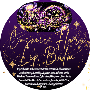 Cosmic Flora Lip Balm .5 oz - Mystic Nest Apothecary