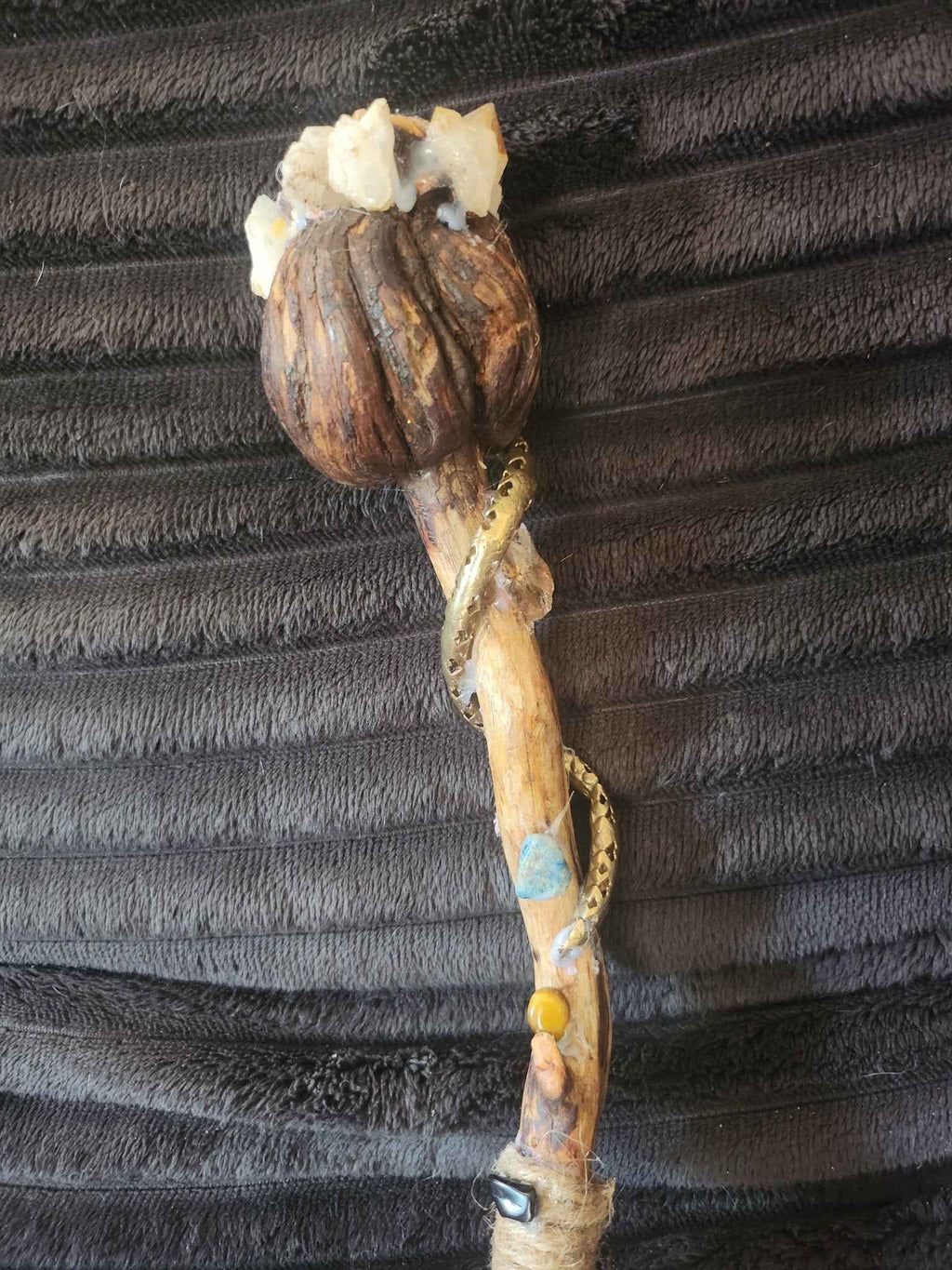 Mystic Handcrafted Intention Wand - Snake Wand