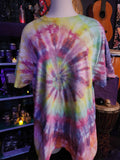 Cosmic Spiral Hand-Dyed Oversized Tee