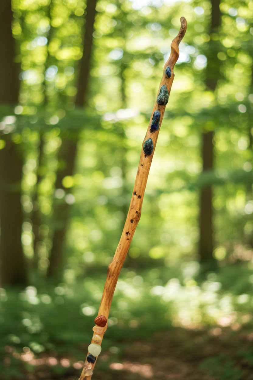 Mystic Handcrafted Intention Wand - Swirl Wand