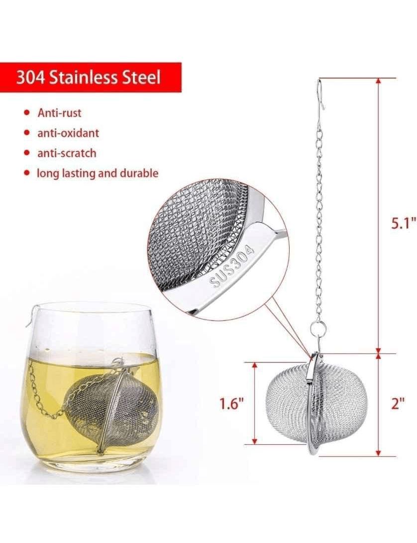 Tea Ball (Stainless Steel) - Mystic Nest Apothecary