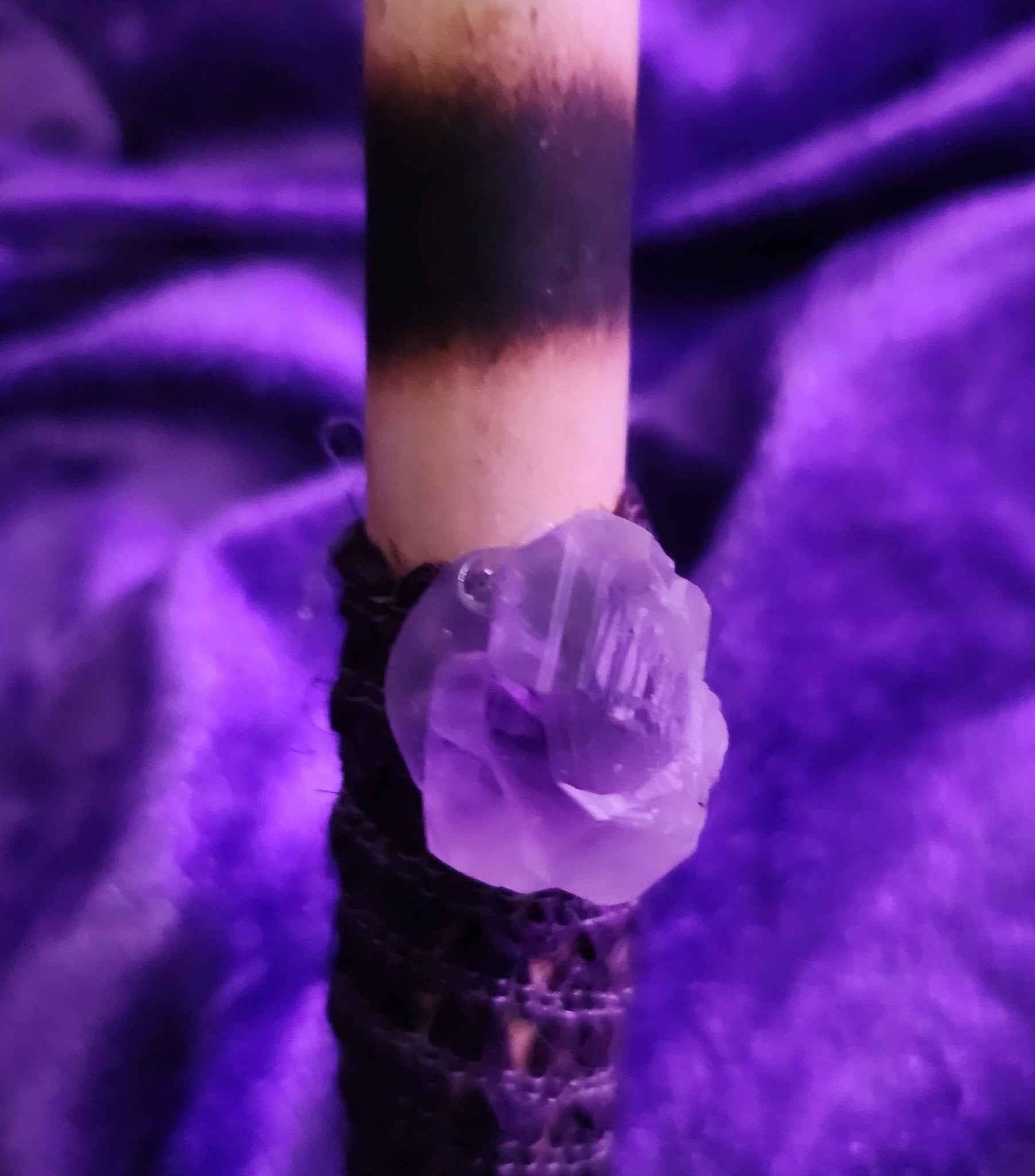 Mystic Handcrafted Intention Wand - Amethyst Drummer Wand