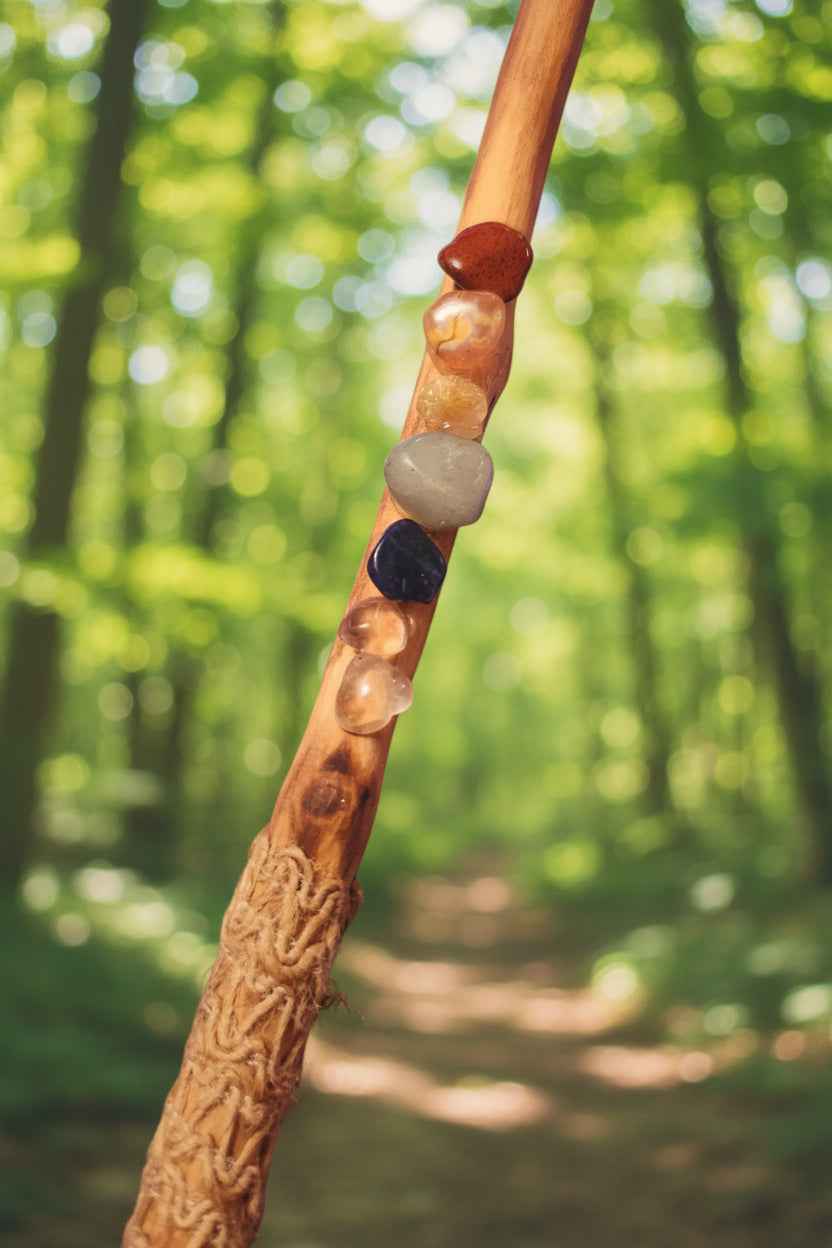 Mystic Handcrafted Intention Wand - Swirl Wand