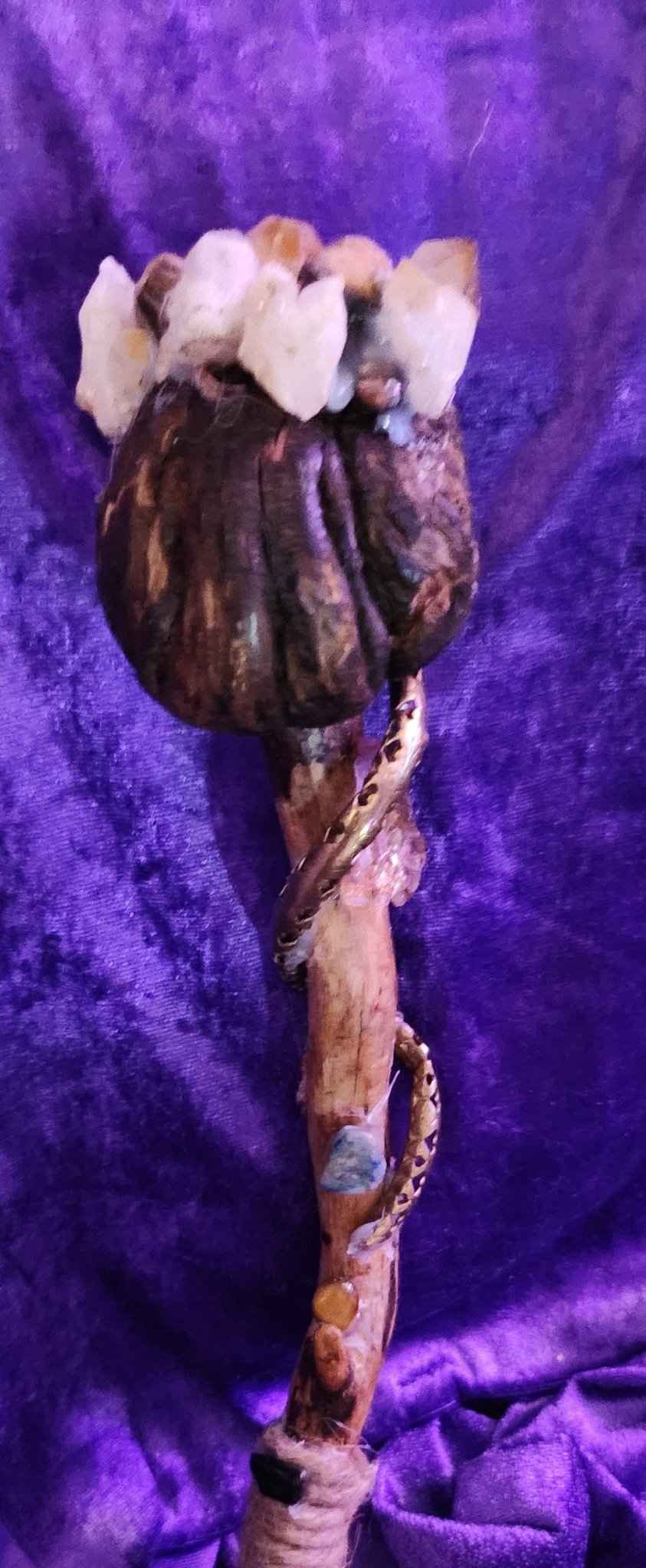 Mystic Handcrafted Intention Wand - Snake Wand