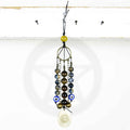 Evil Eye Talisman With Tiger Eye Beads & Shell - Handcrafted